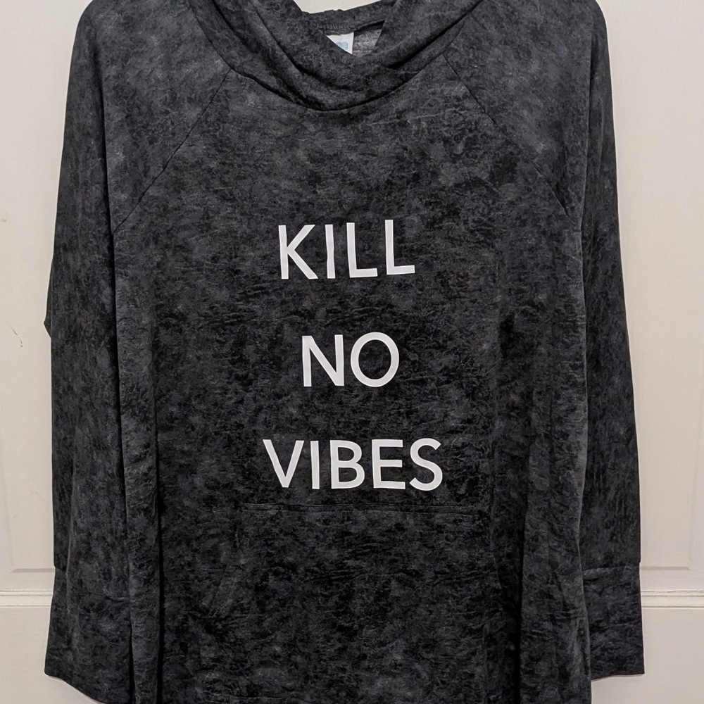 LuLaRoe Amber  Heather Gray Hoodie